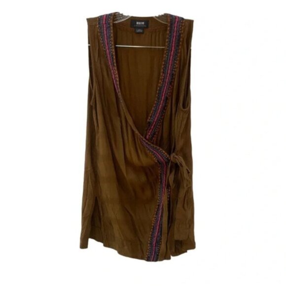 Anthropologie Maeve Liviana Tunic Wrap Sleeveless Top XS - Picture 3 of 11